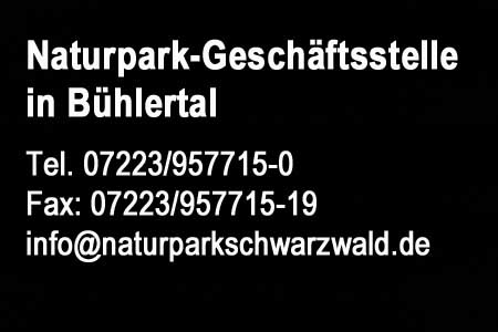Die Naturpark-Geschäftsstelle erreichen Sie unter Telefon 072239577150